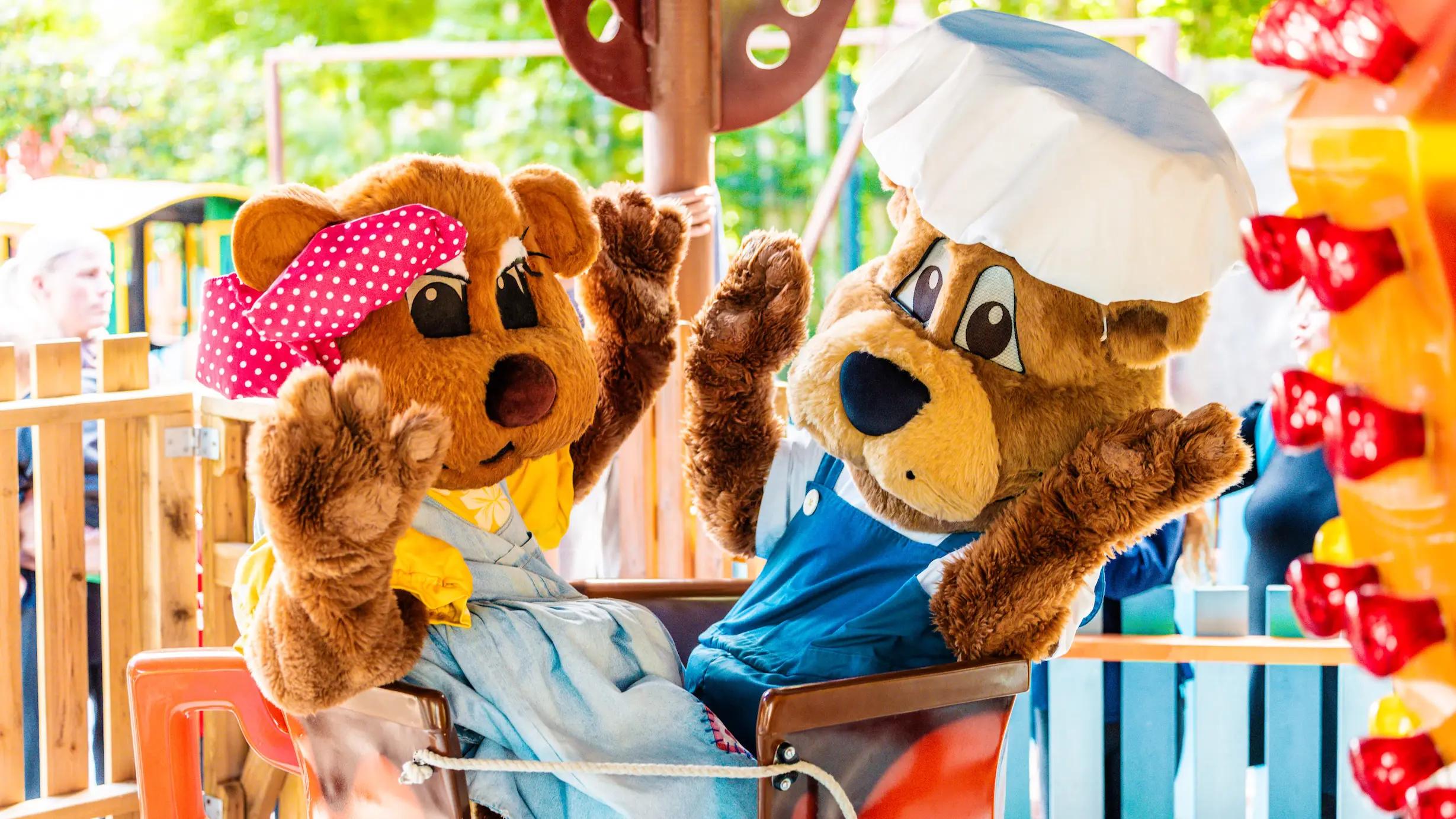 brumle og brumleline i kongeparken