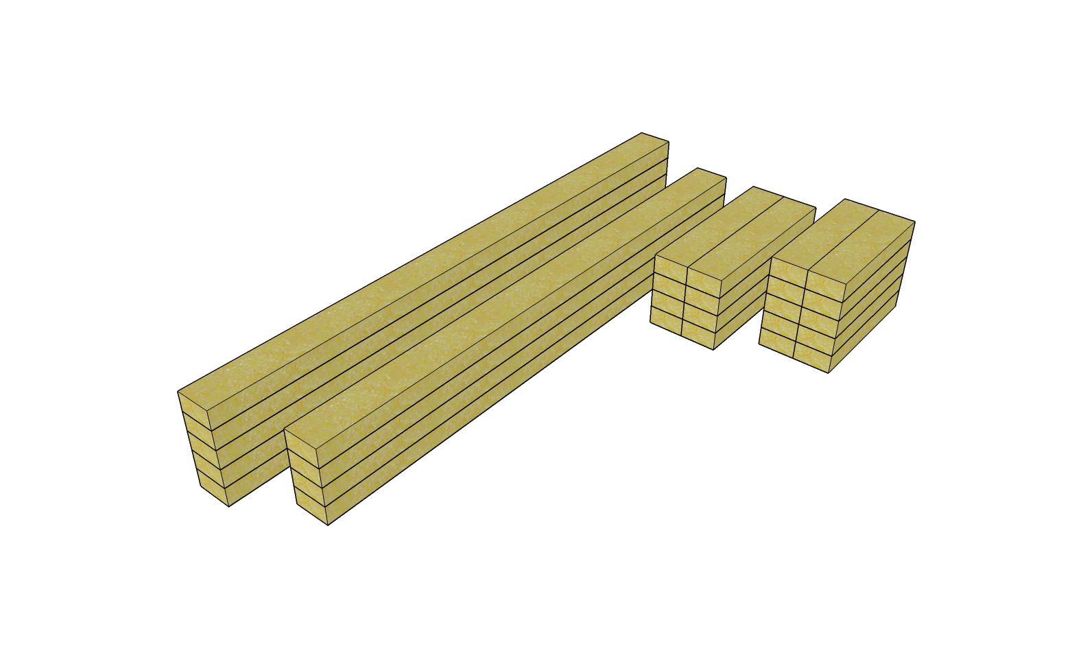 illustrasjon av plankebiter