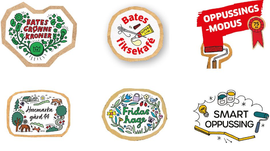 Produkt- og prosjektlogoer fra Bate