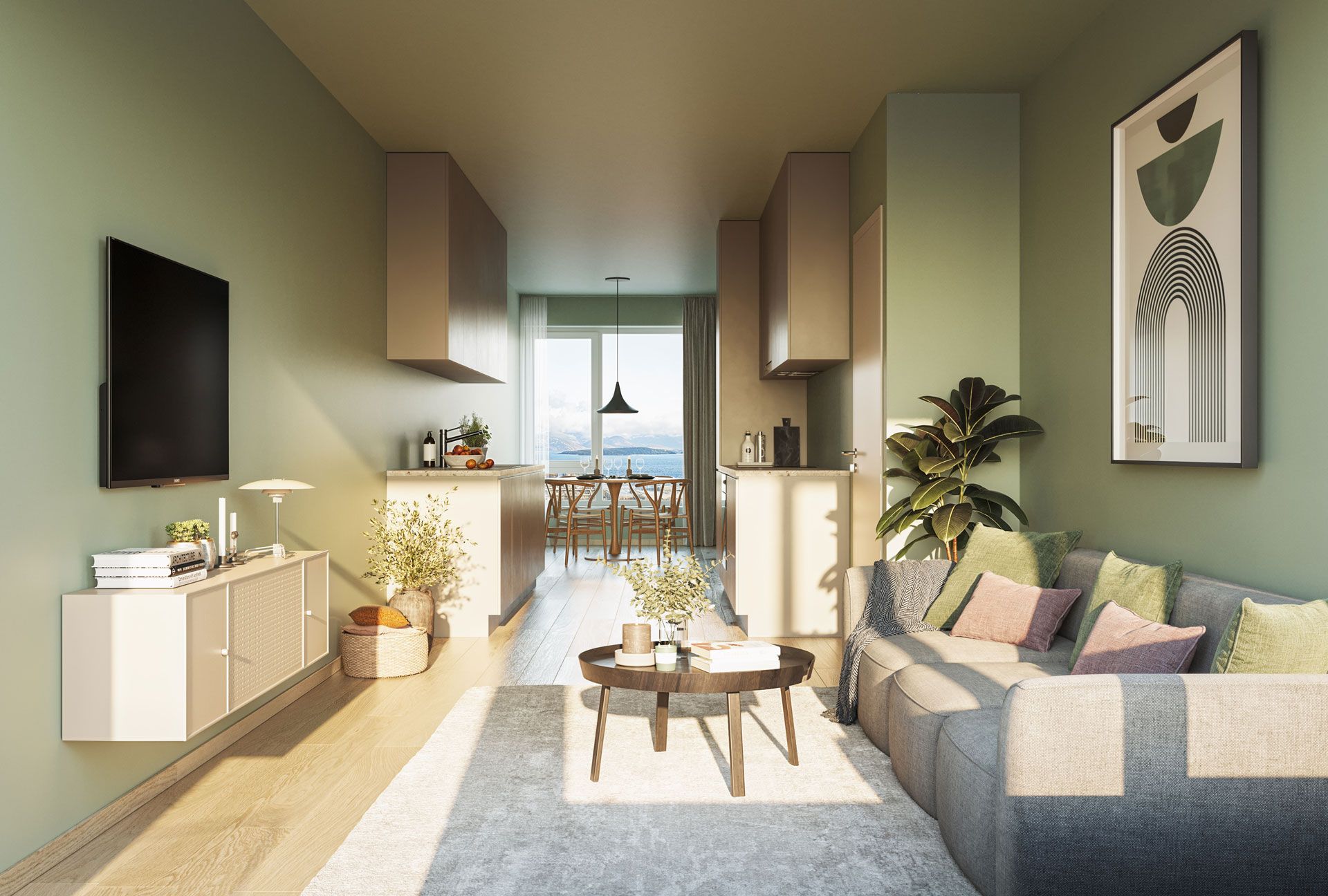 Leilighet i Fargehusene trinn 2