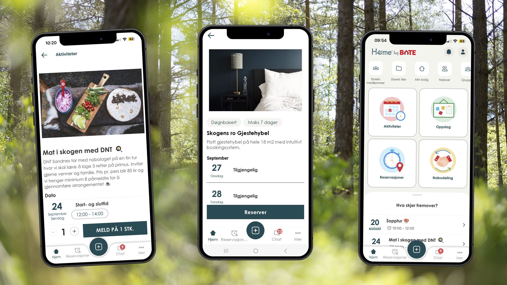 Appen Heime hos Bate for Skogens ro