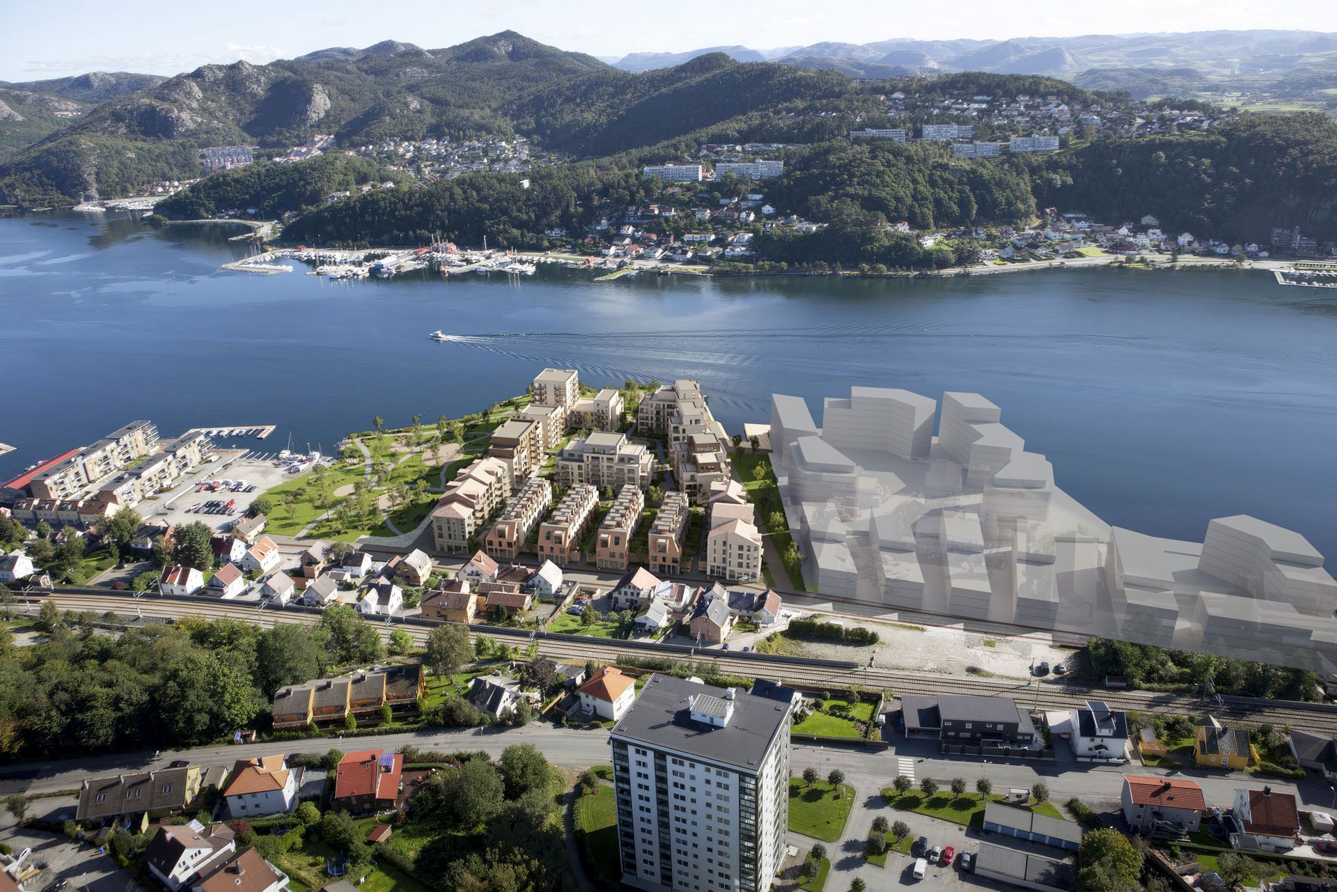 Illustrasjon av Østraadt Havn