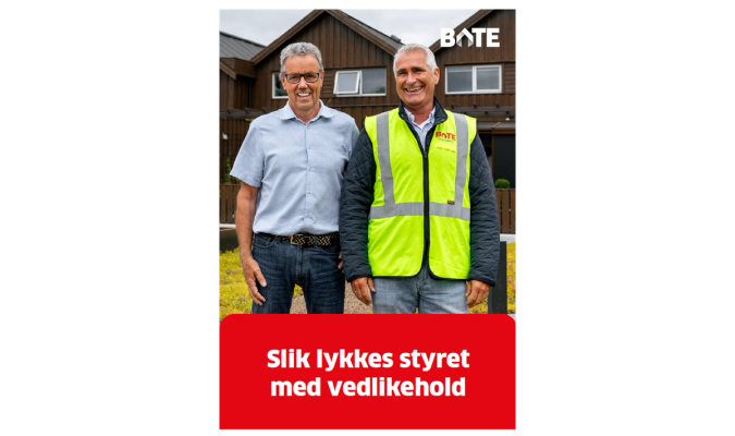 Forsiden av vedlikeholdsbrosjyre