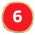 Tallet 6 i rød sirkel