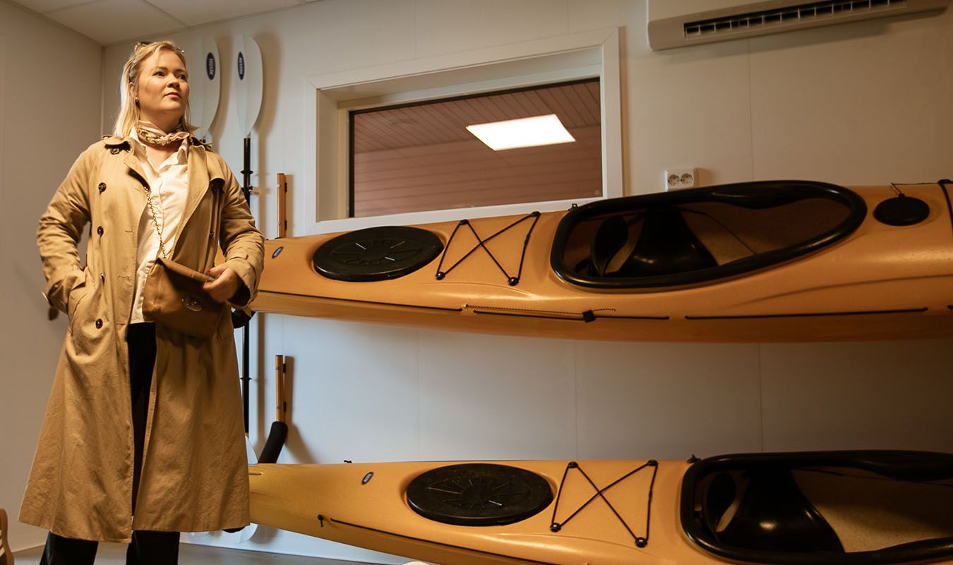 Eirin Hovland i delerommet