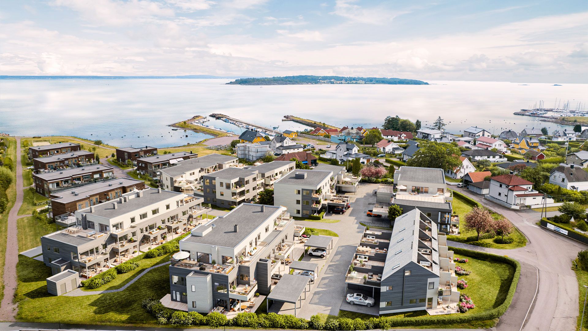 Det nye nabolaget Strandhagen Horten