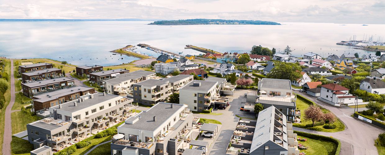Det nye nabolaget Strandhagen Horten