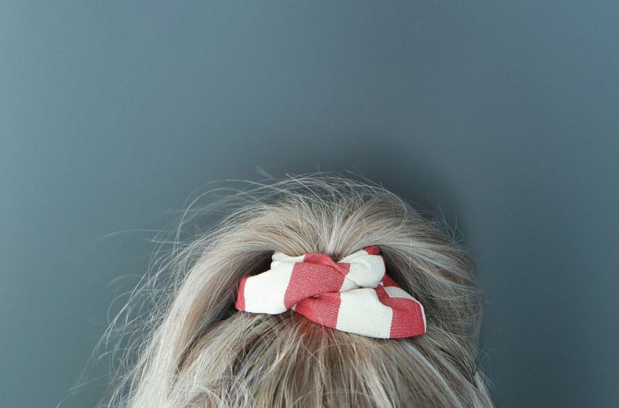 Ferdigsydd scrunchie