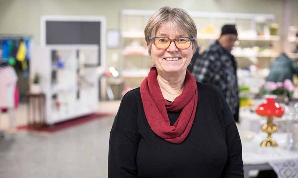 Wigdis Strøm Kalsås, regionleder i Fretex Miljø