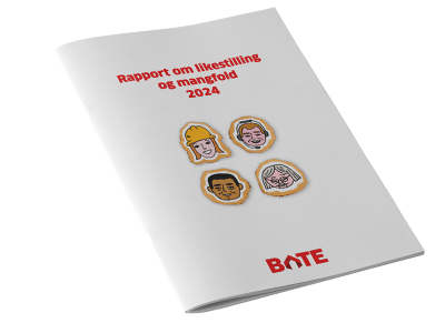 Forsiden av likestillingsrapporten