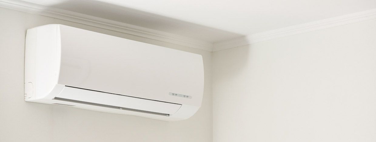 Varmepumpe montert i en bolig