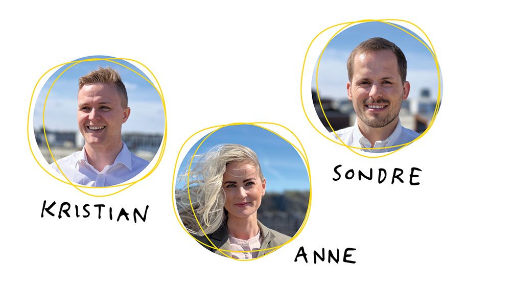 profilbilde unge kunderådgivere