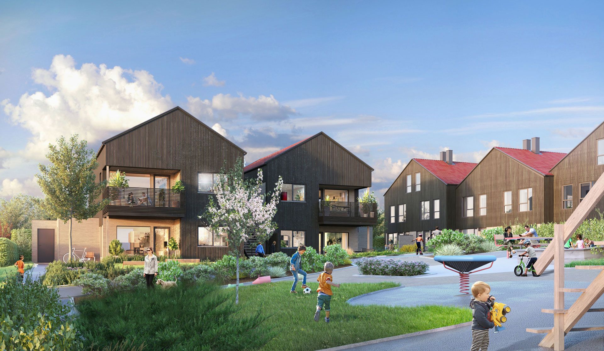 Leiligheter og rekkehus på Frøylandsstien