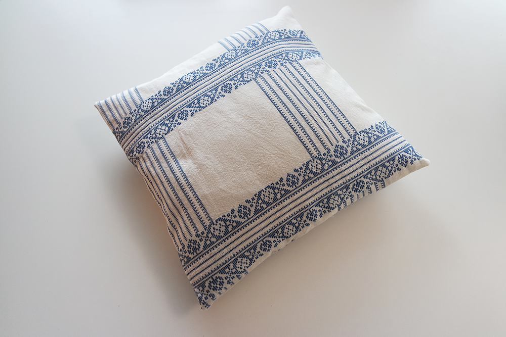 Ferdigsydd putetrekk på pute