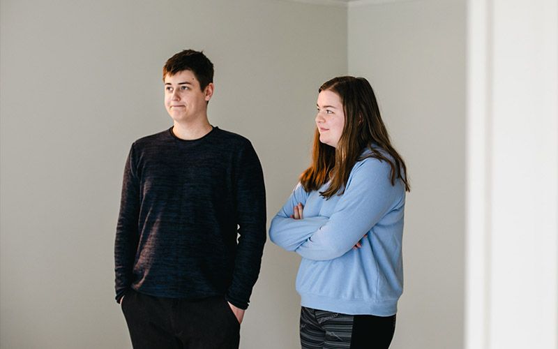 Førstegangskjøpere i ny leilighet