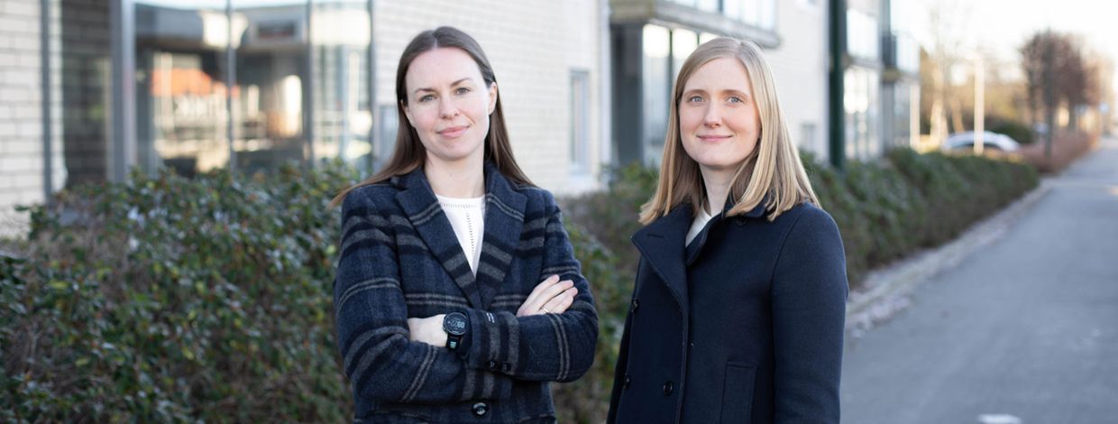 Anette Gausland og Malén Stølen fra Advokaten fra Bate