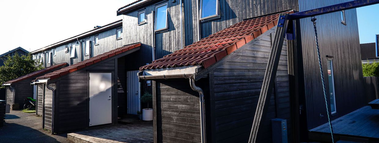 Borettslag med rekkehus på Gausel i Stavanger
