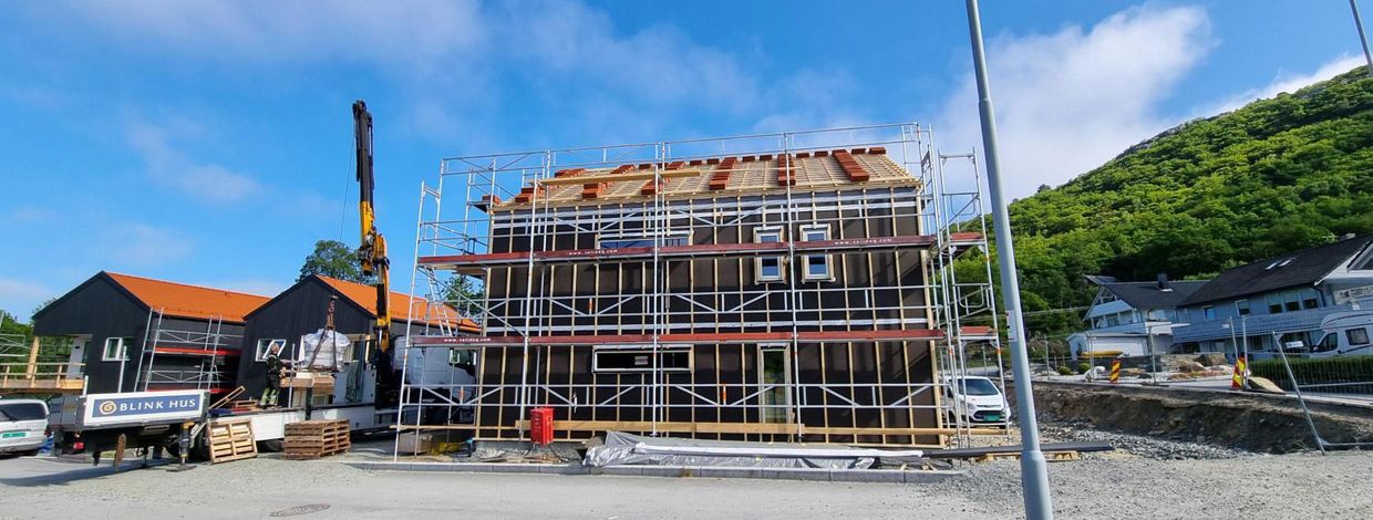 Leilighetsbygg og rekkehus på feltet Frøylandsstien på Hommersåk