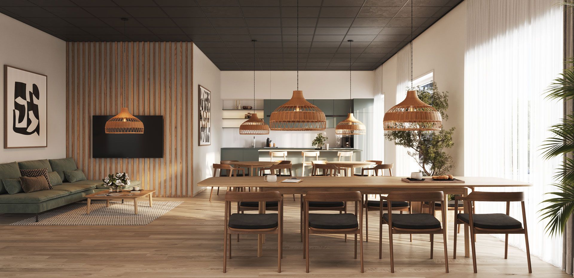 Stue og kjøkken i Rådhusmarka PLUSS