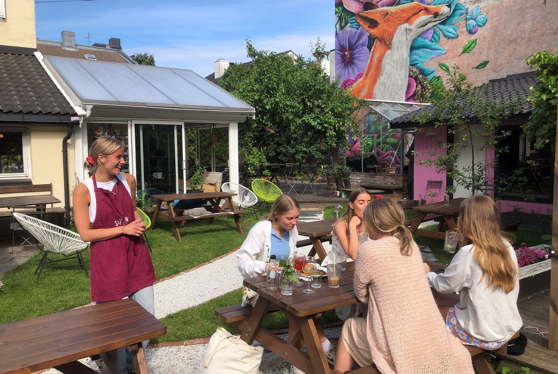 Spiren kafé ved Markens