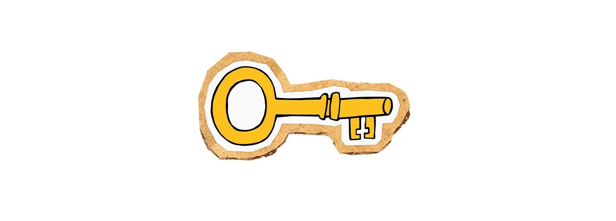 nøkkel illustrasjon bate