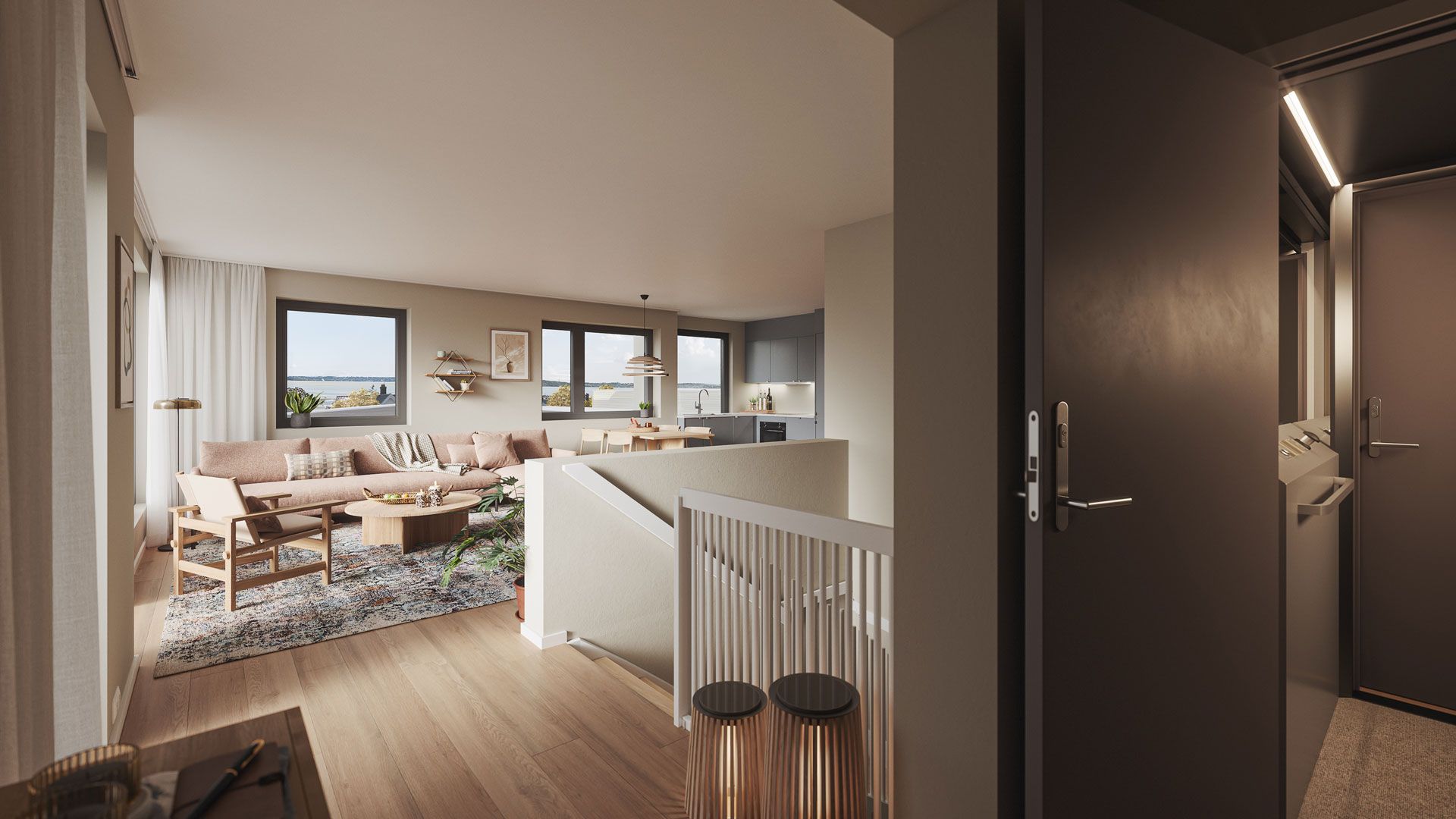 Heis inn til leilighet i Strandhagen Horten