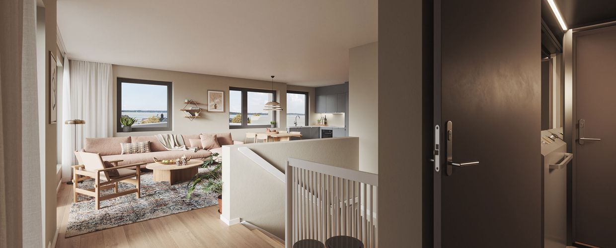 Heis inn til leilighet i Strandhagen Horten