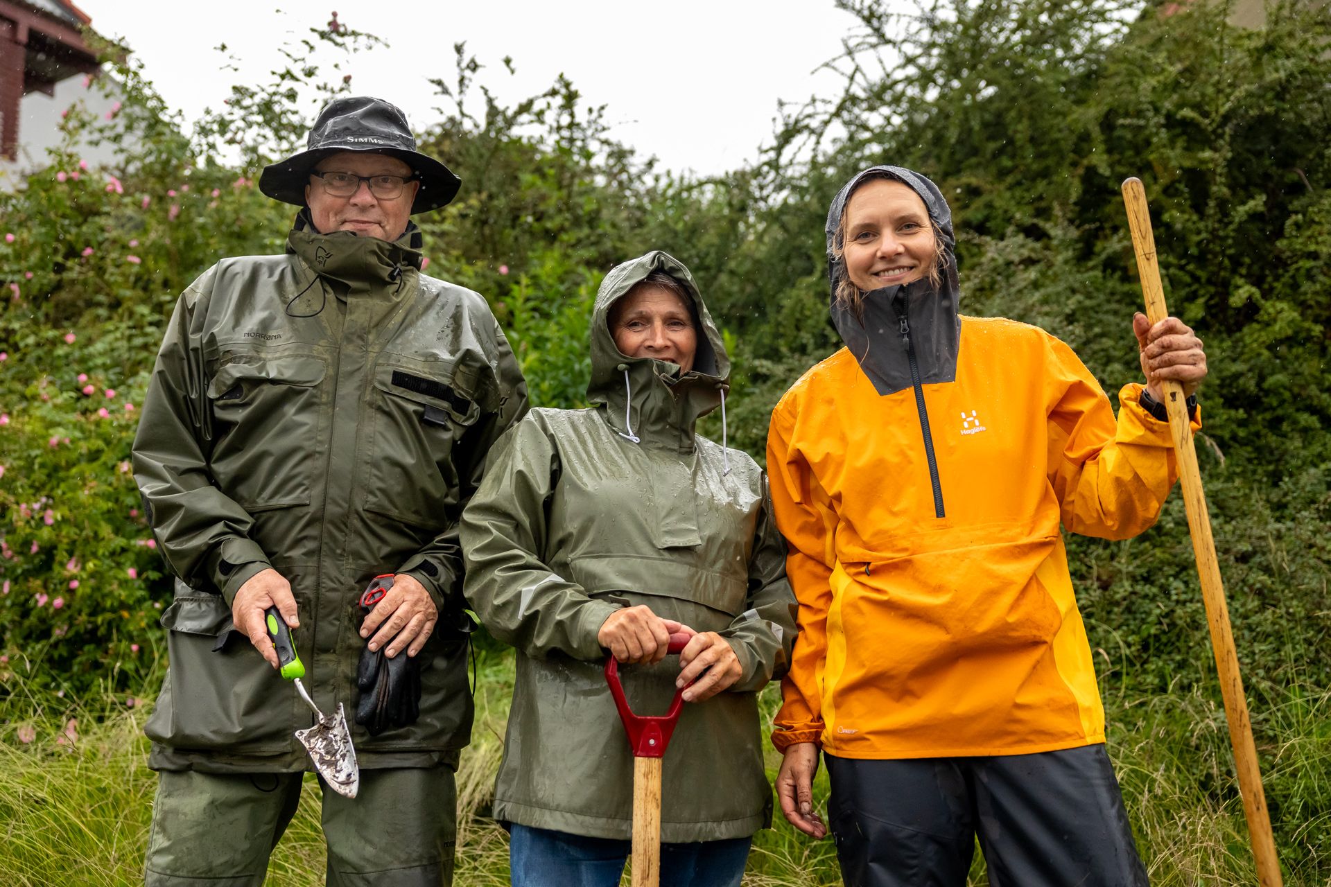 Rolf Kristian Benestad, Signe Kjærnes, Cecilie Byholt Endresen fra Årrestadstykket borettslag.