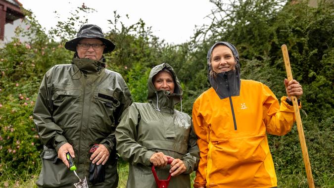 Rolf Kristian Benestad, Signe Kjærnes, Cecilie Byholt Endresen fra Årrestadstykket borettslag.