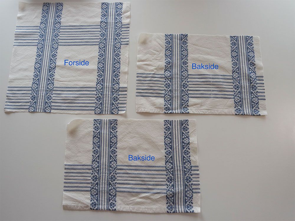 Stoffdeler som skal bli til putetrekk