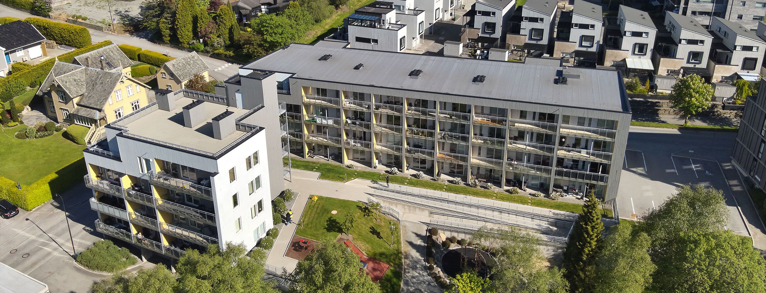 Liljehagen Borettsla fra luften