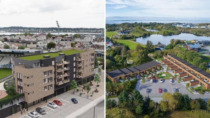 Nye rekkehus og leiligheter fra Bate i Haugesund