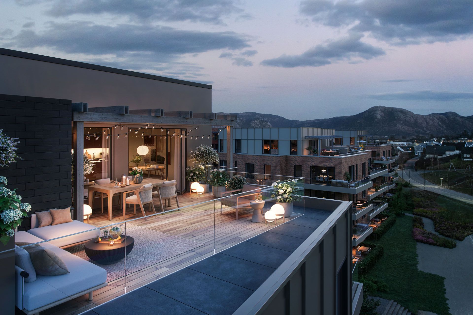 Toppleilighet i Jåtunparken på Hinna