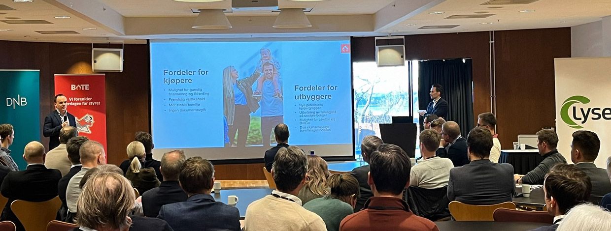 Foredrag under utbyggerseminar