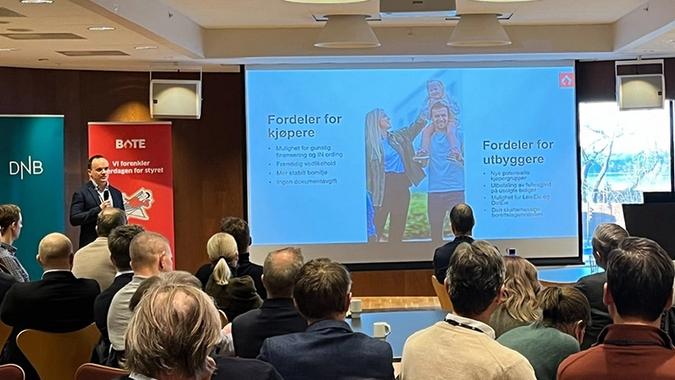 Foredrag under utbyggerseminar