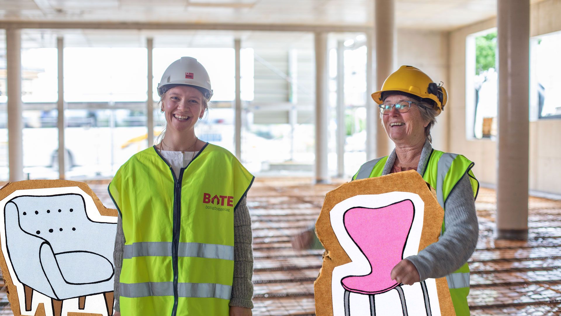 Sofie Hjertvik og Wigdis Strøm Kalsås fra Fretex 