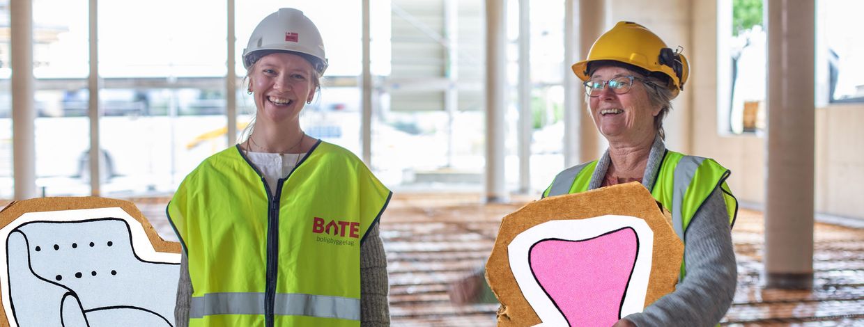 Sofie Hjertvik og Wigdis Strøm Kalsås fra Fretex