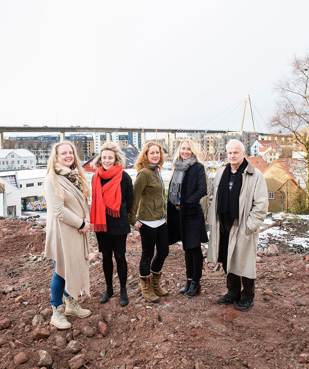 Framtidige beboere på tomta til Vindmøllebakken-prosjektet