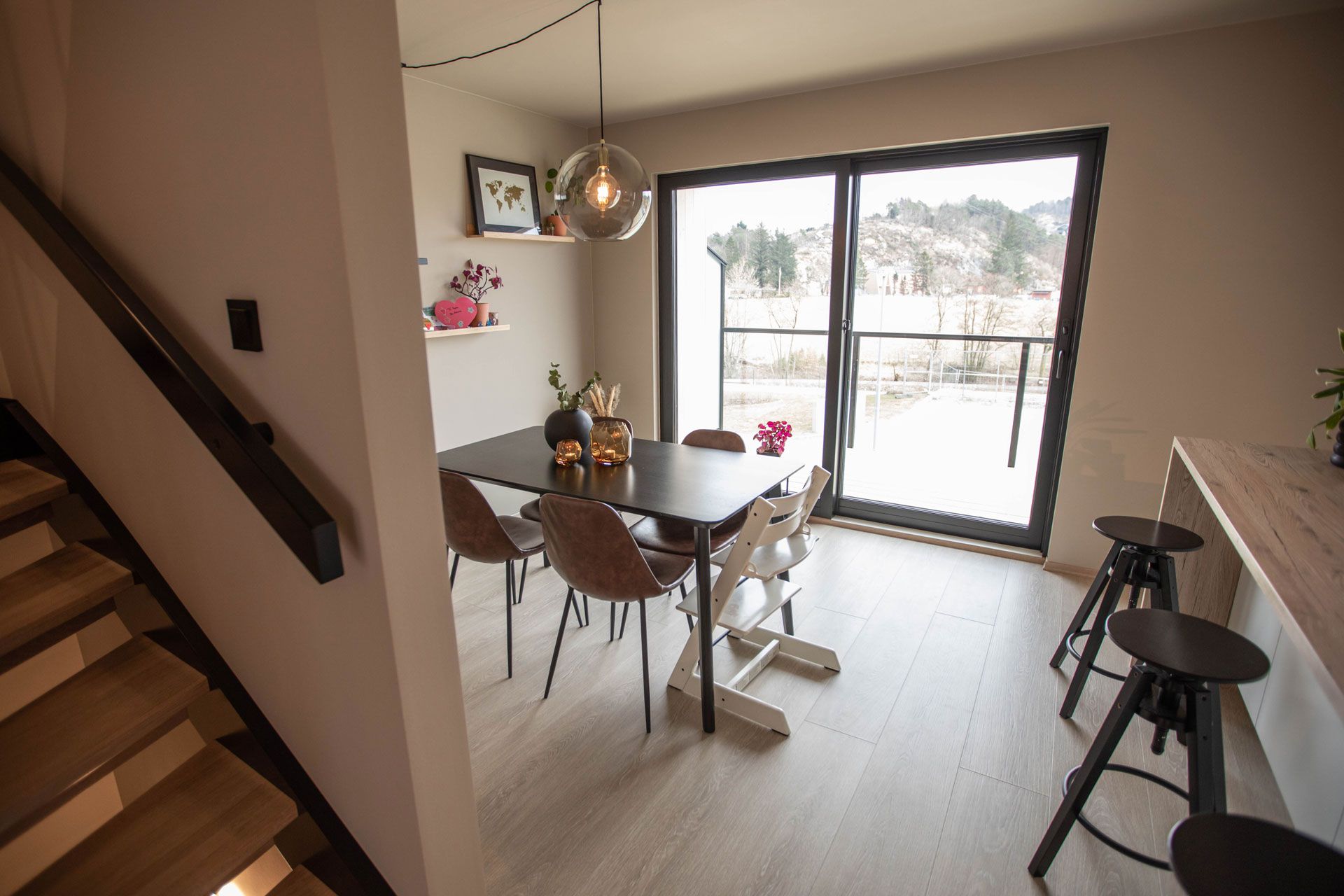 Spiseplass på kjøkken