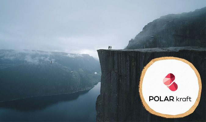 preikestolen og polar kraft logo
