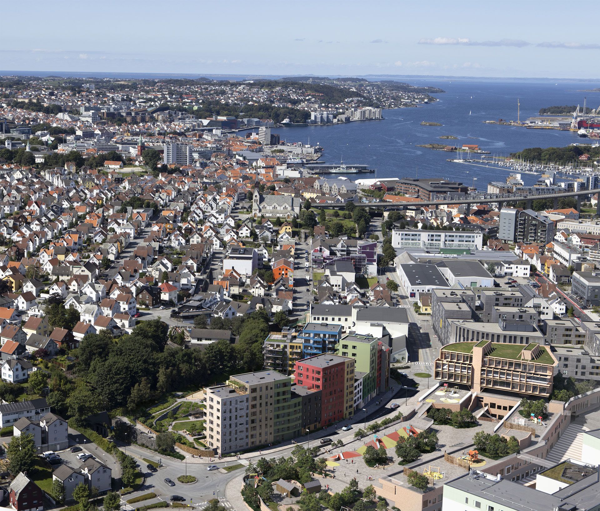 Fargehusene i Stavanger øst