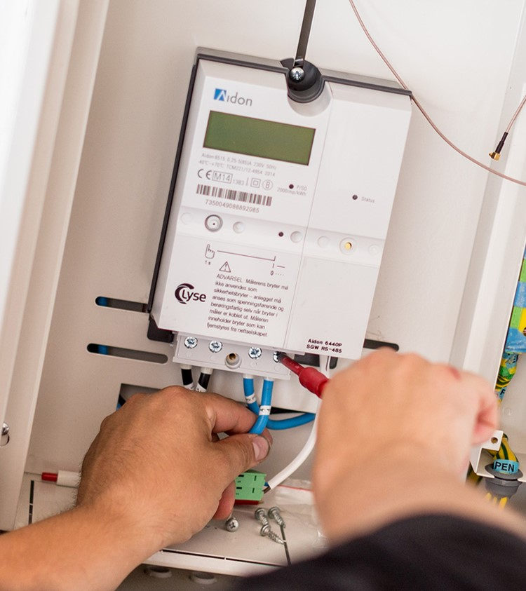 installasjon av en strømmaler