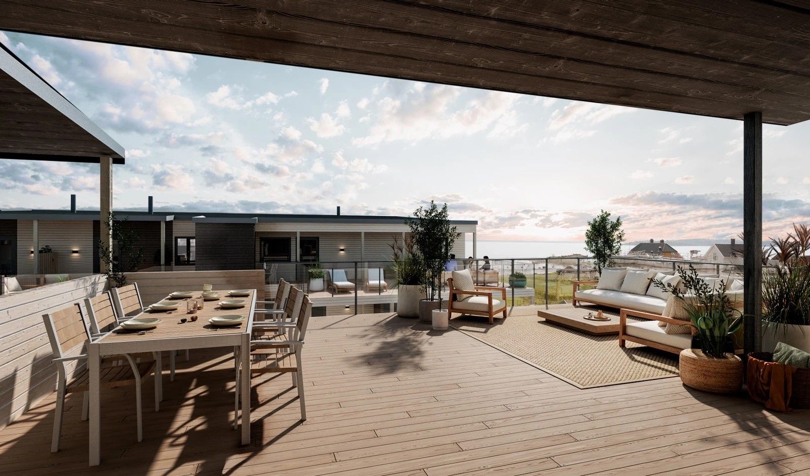 Terrasse i Strandhagen Horten