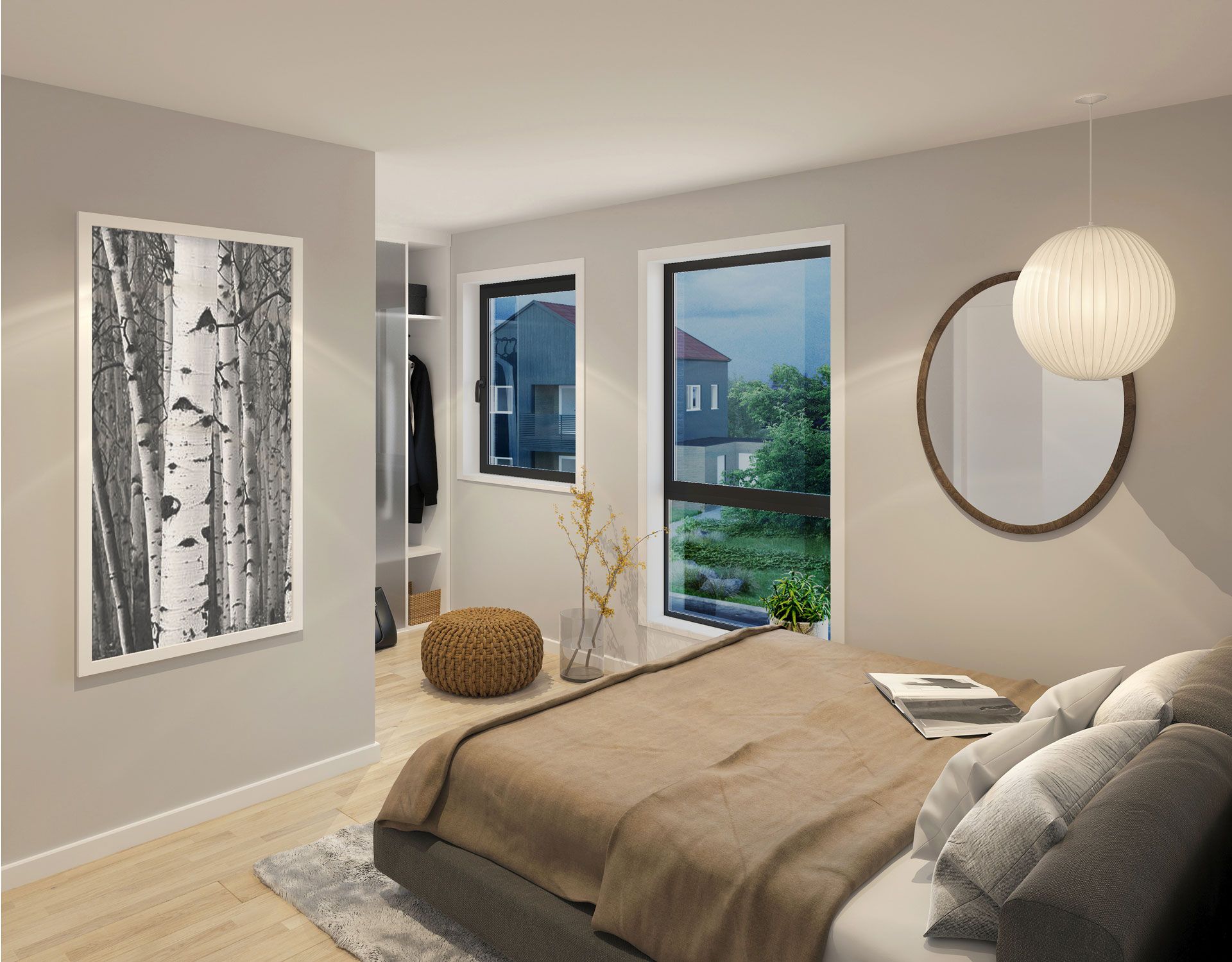 Soverom på Frøylandsstien