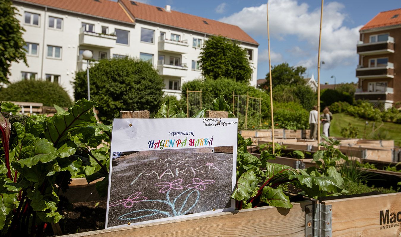 Hagen på markå-skilt