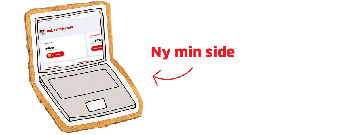 Bate pusser opp Min side