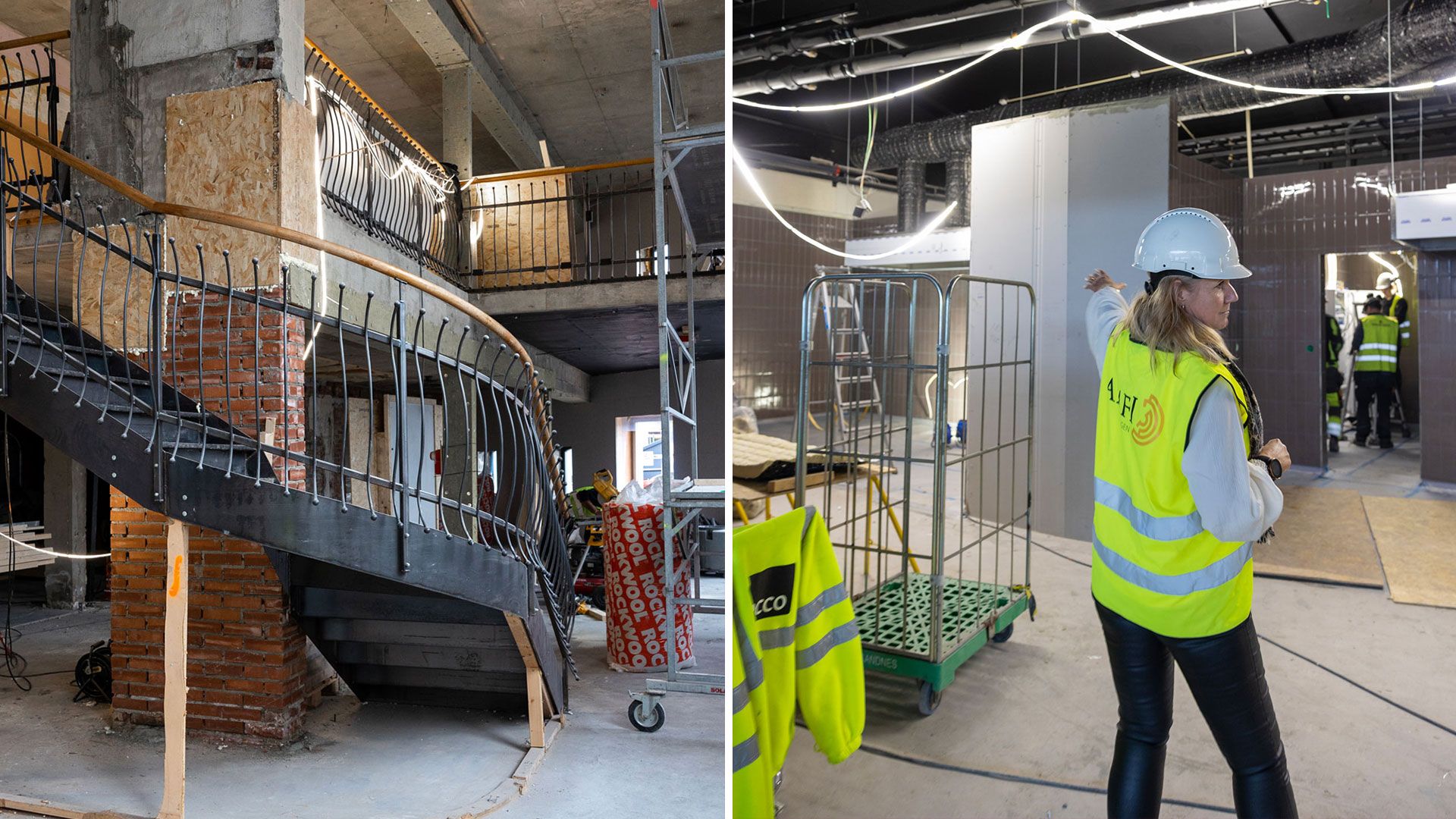 Renovasjonsarbeid på Amfi Vågen