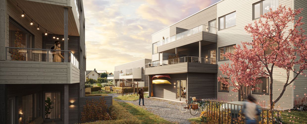Leiligheter i tredje byggetrinn i Strandhagen Horten