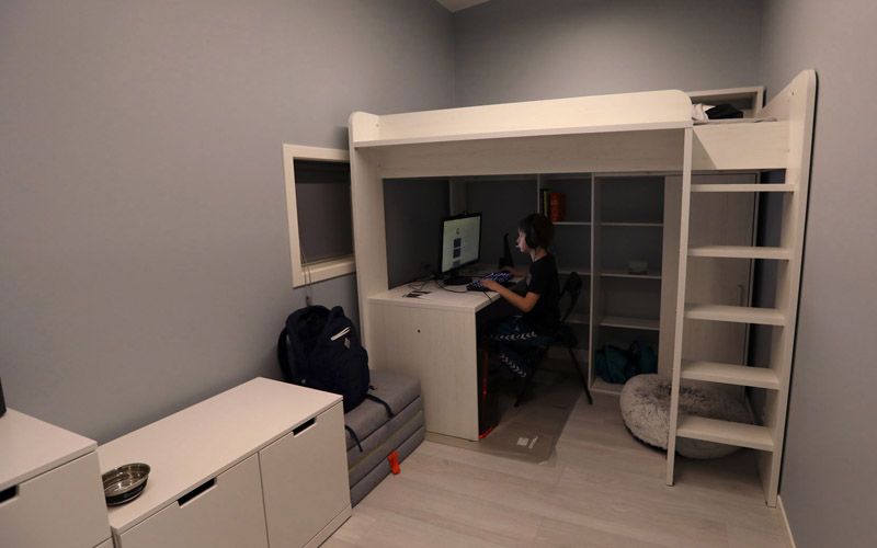 Soverom med god takhøyde