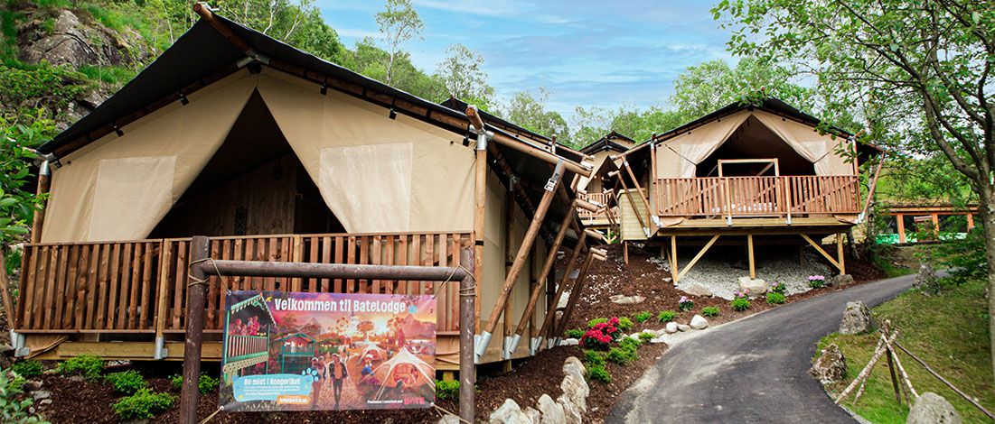 Hyttetelt i BateLodge